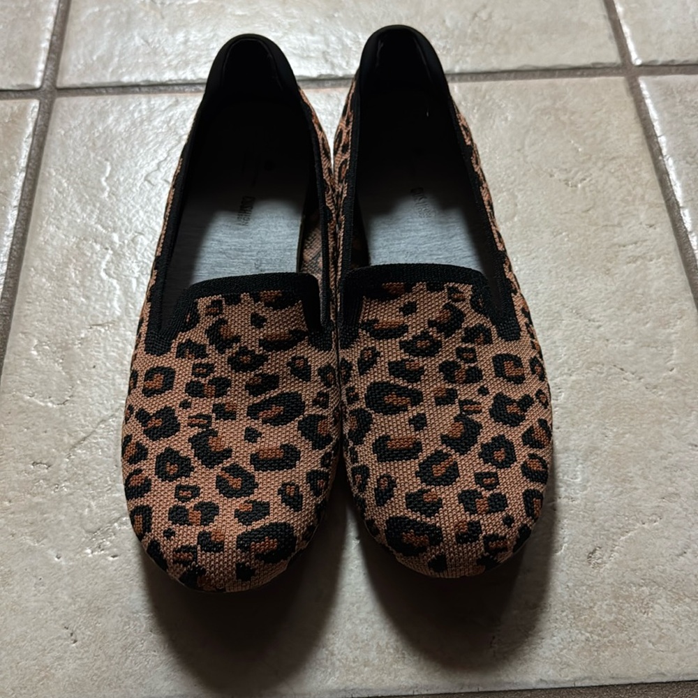Printed Clarks slip on. Size 8 great condition